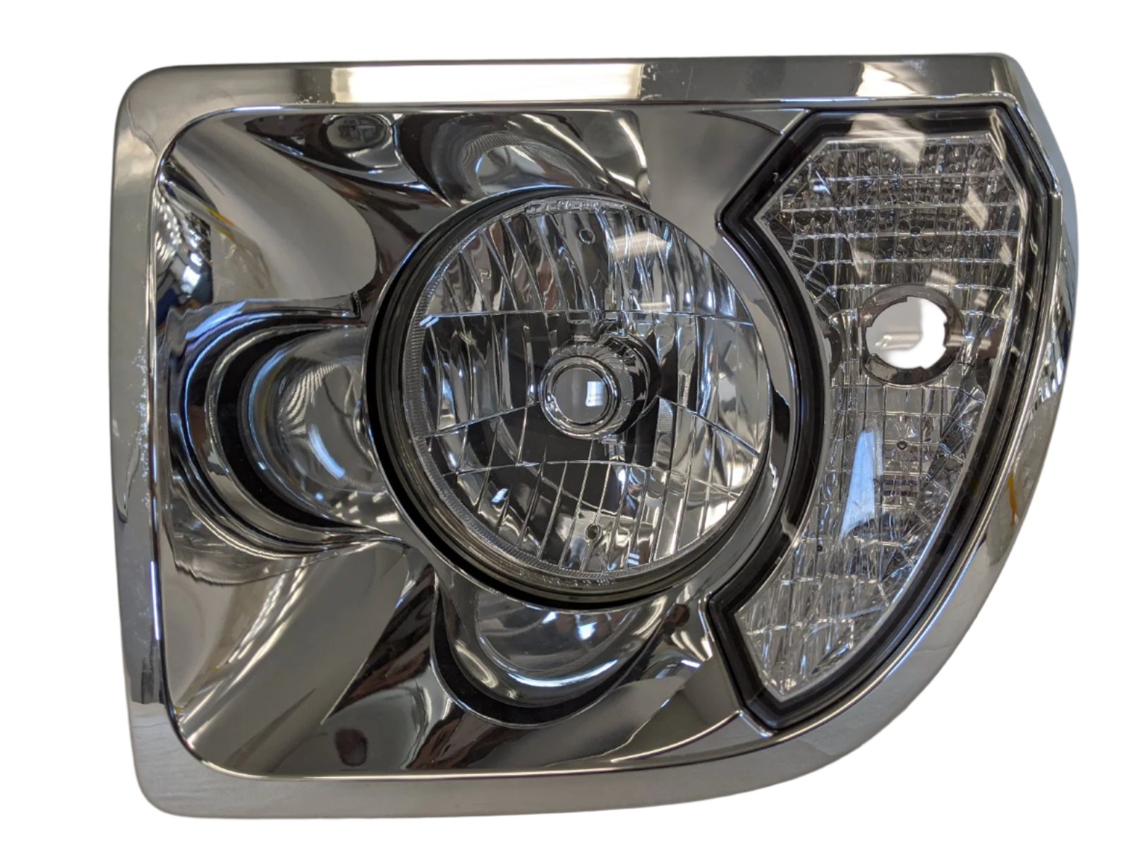 Freightliner SD LH Chrome Headlamp w/o Bulbs - P/N  A06-88632-006 (8844380897596)