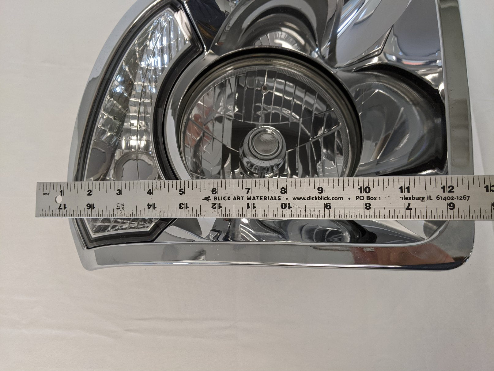 Freightliner SD LH Chrome Headlamp w/o Bulbs - P/N  A06-88632-006 (8844380897596)