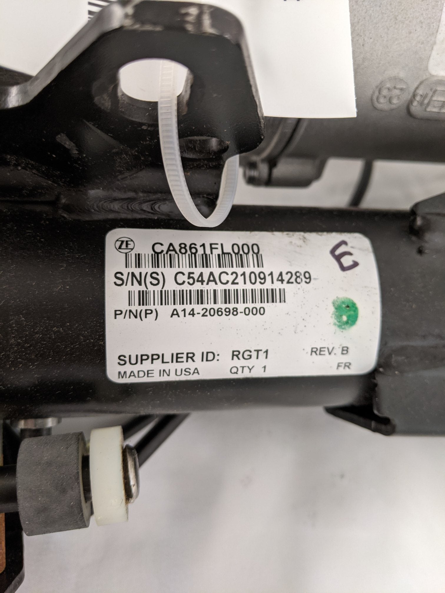 FTL Global Foot Pedal Motor Steering Column - P/N A14-20698-000