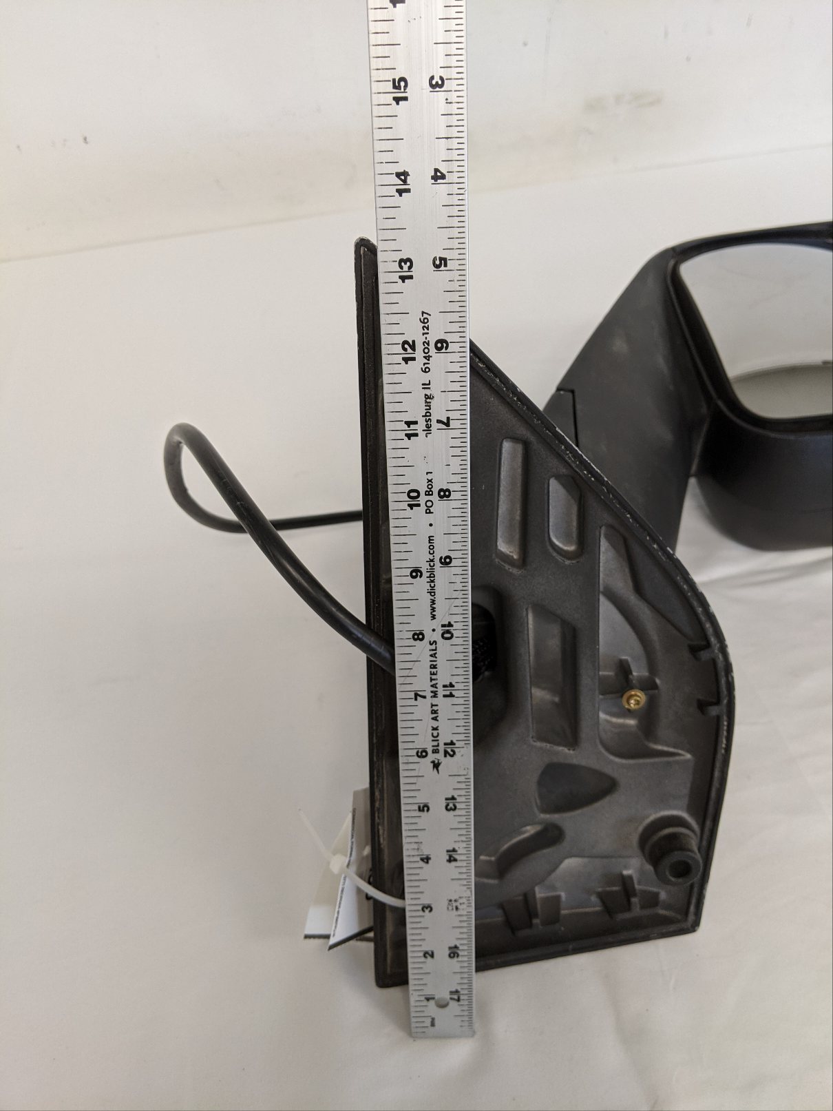 Damaged Freightliner Cascadia P4 LH Black Primary Mirror - P/N  A22-78606-000 (8847911977276)