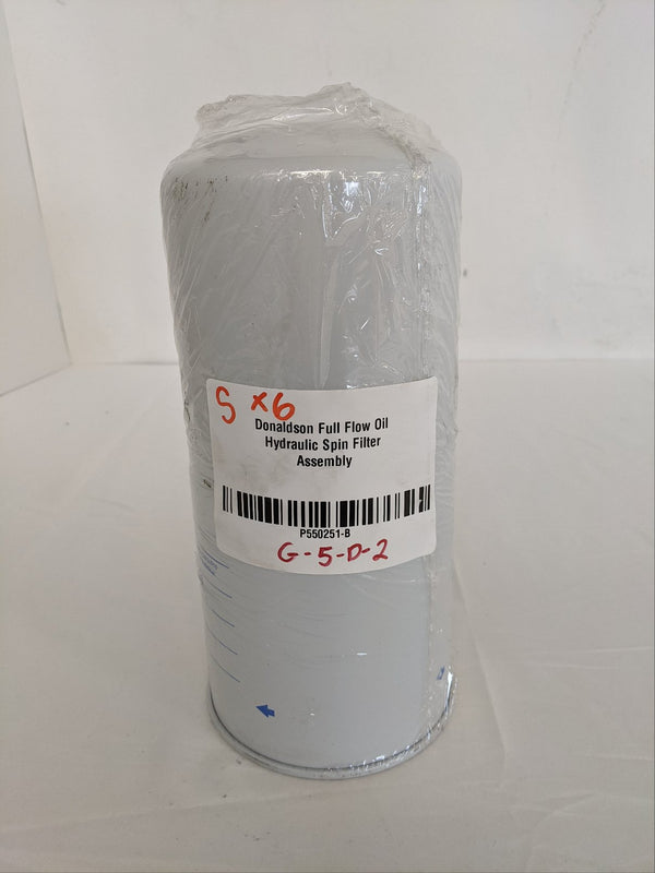Donaldson Full Flow Oil Hydraulic Spin Filter Assembly - P/N: DN P550251 (8897720549692)