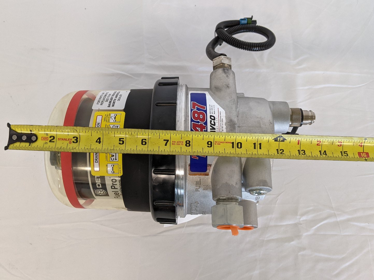 Davco Fuel Pro 487 Black Band Fuel Water Separator - P/N 03-42051-004