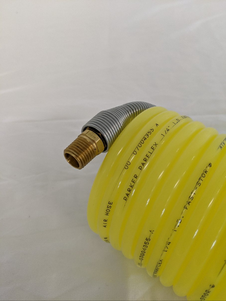 Fast-Stor® ¼" Abrasion Resistant Self Retracting Air Hose - P/N  A0425-MC4-ML4 (3939692281942)