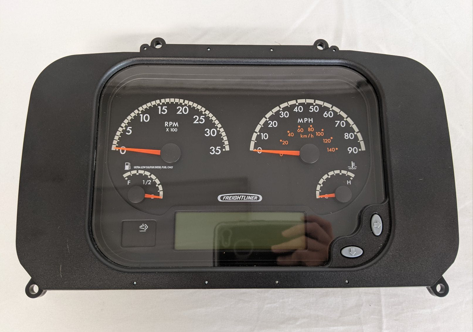 Freightliner 4 Gauge MPH Speedometer & Tach Cluster - P/N  A22-78123-002 (8904435499324)