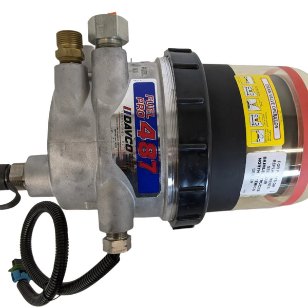 Davco 487 Black Band Fuel Water Separator - P/N 03-42051-005