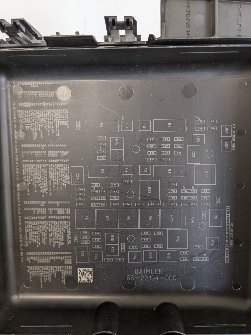 Used Freightliner 12 V Main Power Distribution Module - P/N A66-22300-000 (8939757863228)