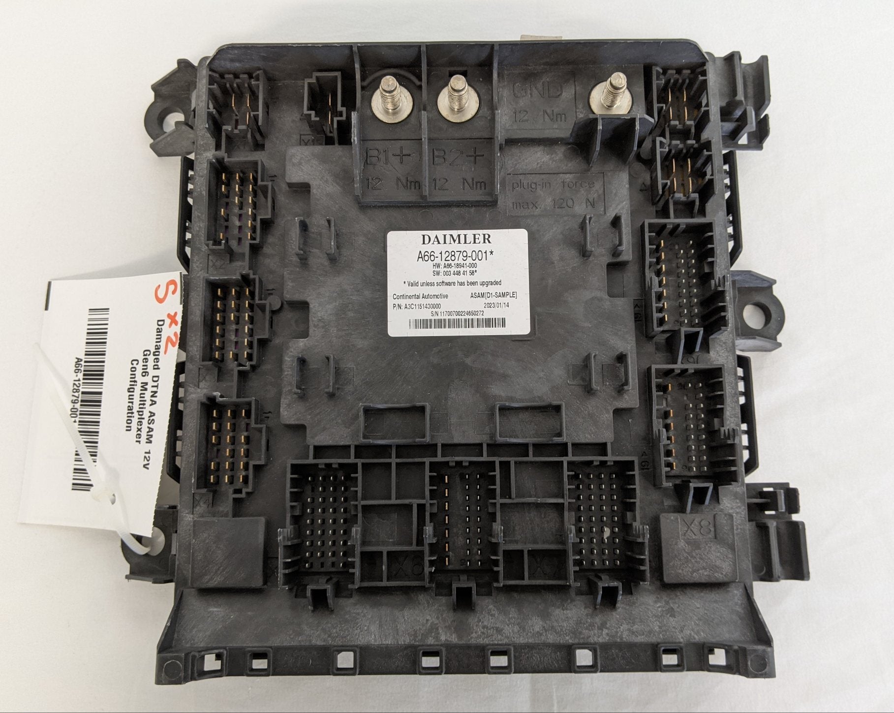 Damaged DTNA ASAM 12V Gen6 Multiplexer Configuration - P/N A66-12879-001