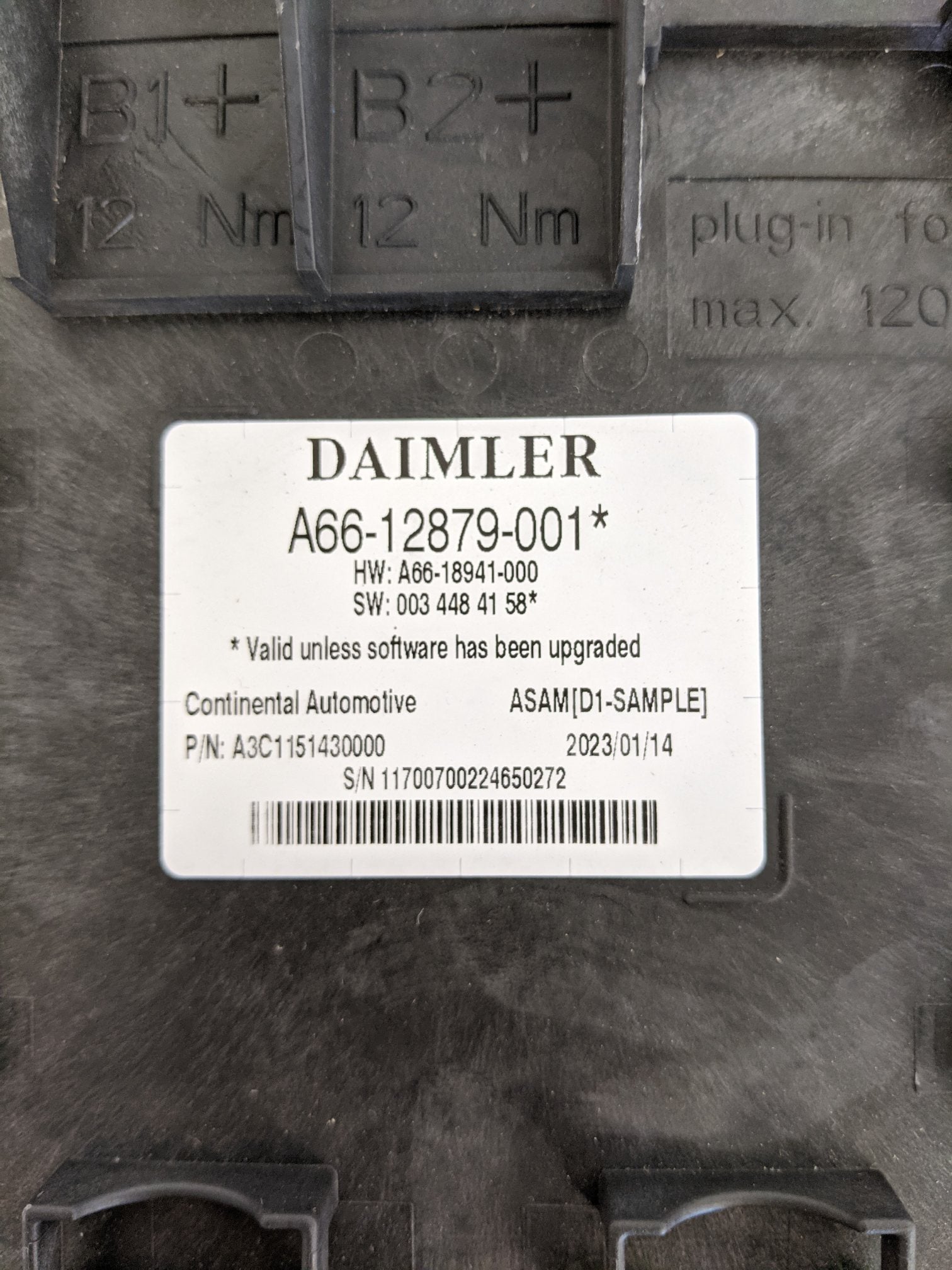 Damaged DTNA ASAM 12V Gen6 Multiplexer Configuration - P/N   A66-12879-001 (8954478002492)