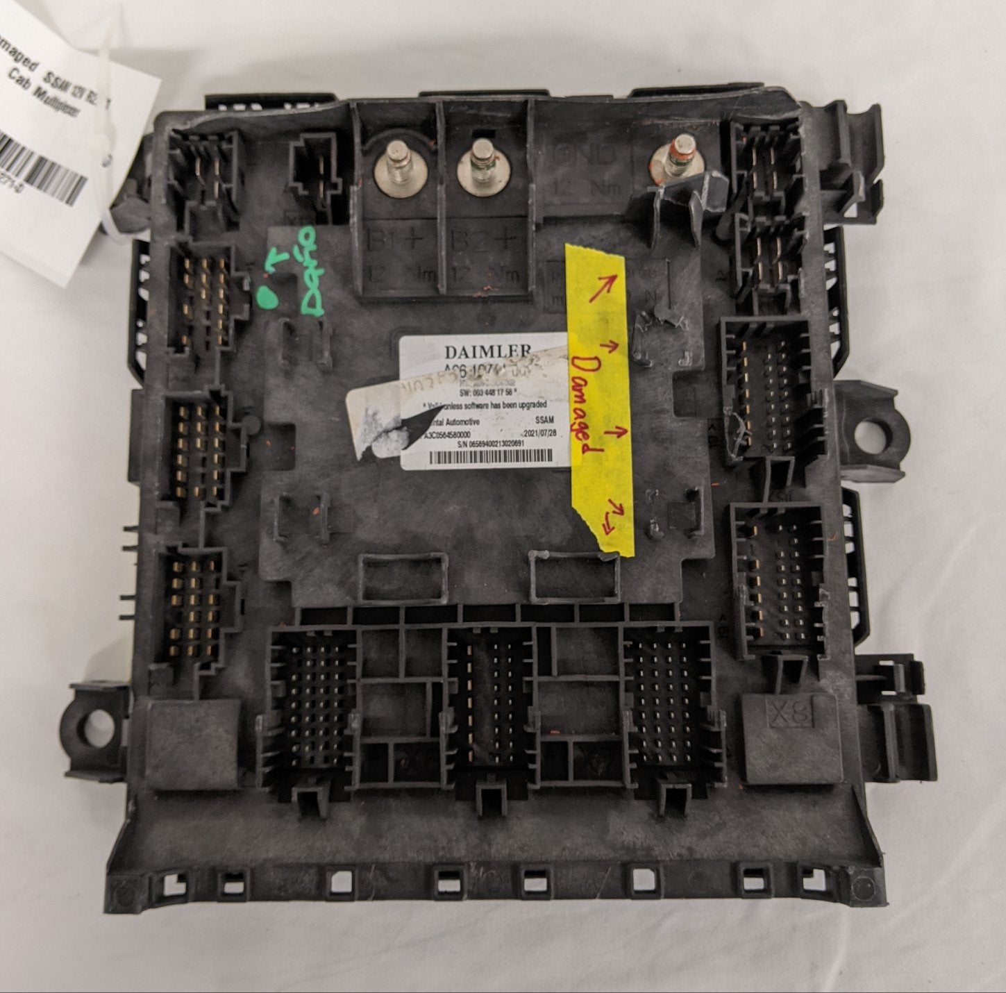 Damaged  SSAM 12V R2001 Cab Multiplexer - P/N  A66-10744-002 (8956060565820)