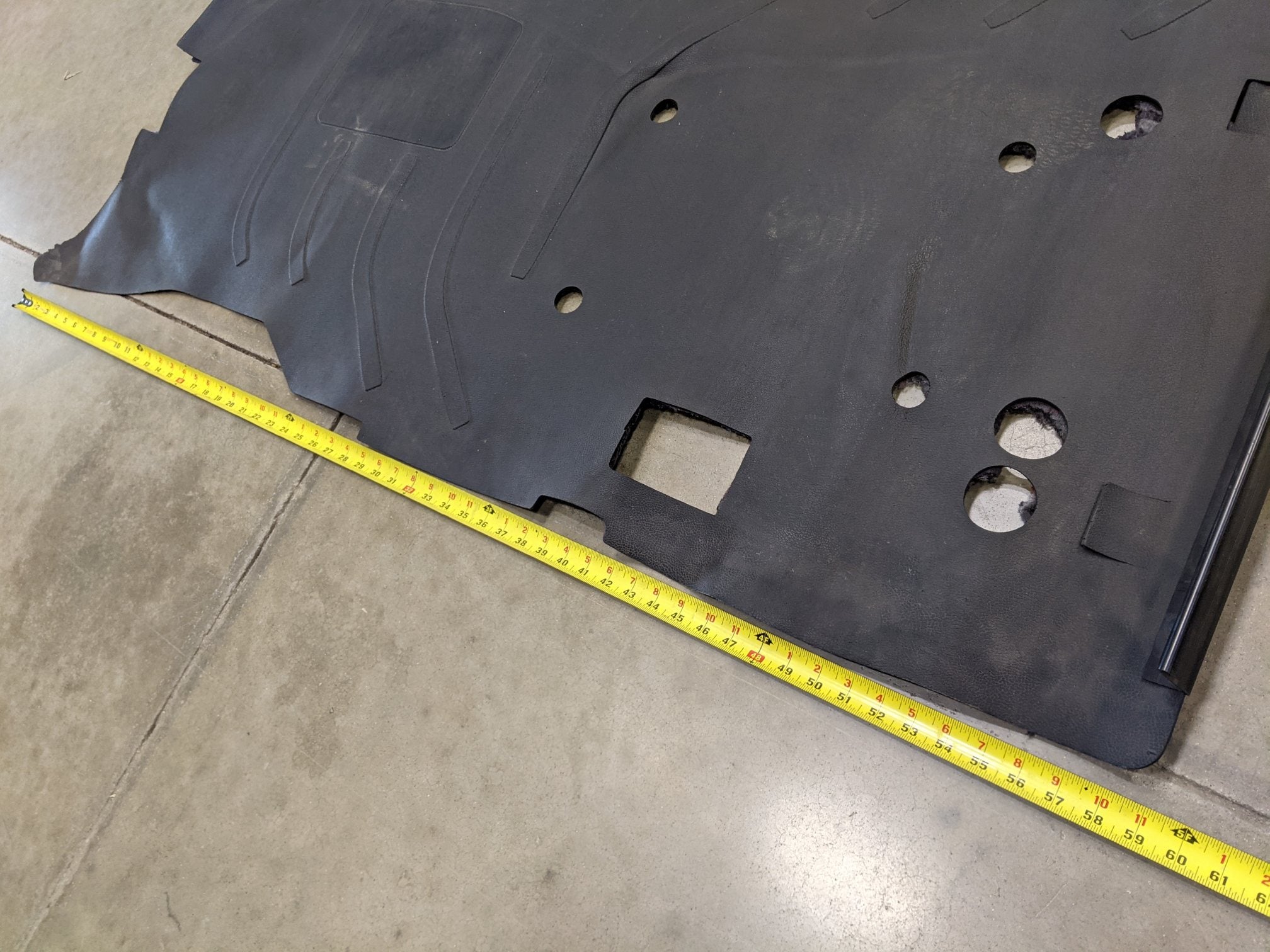 Damaged Freightliner M2 Day Cab Floor Cover - P/N  W18-00664-434 (8969059533116)