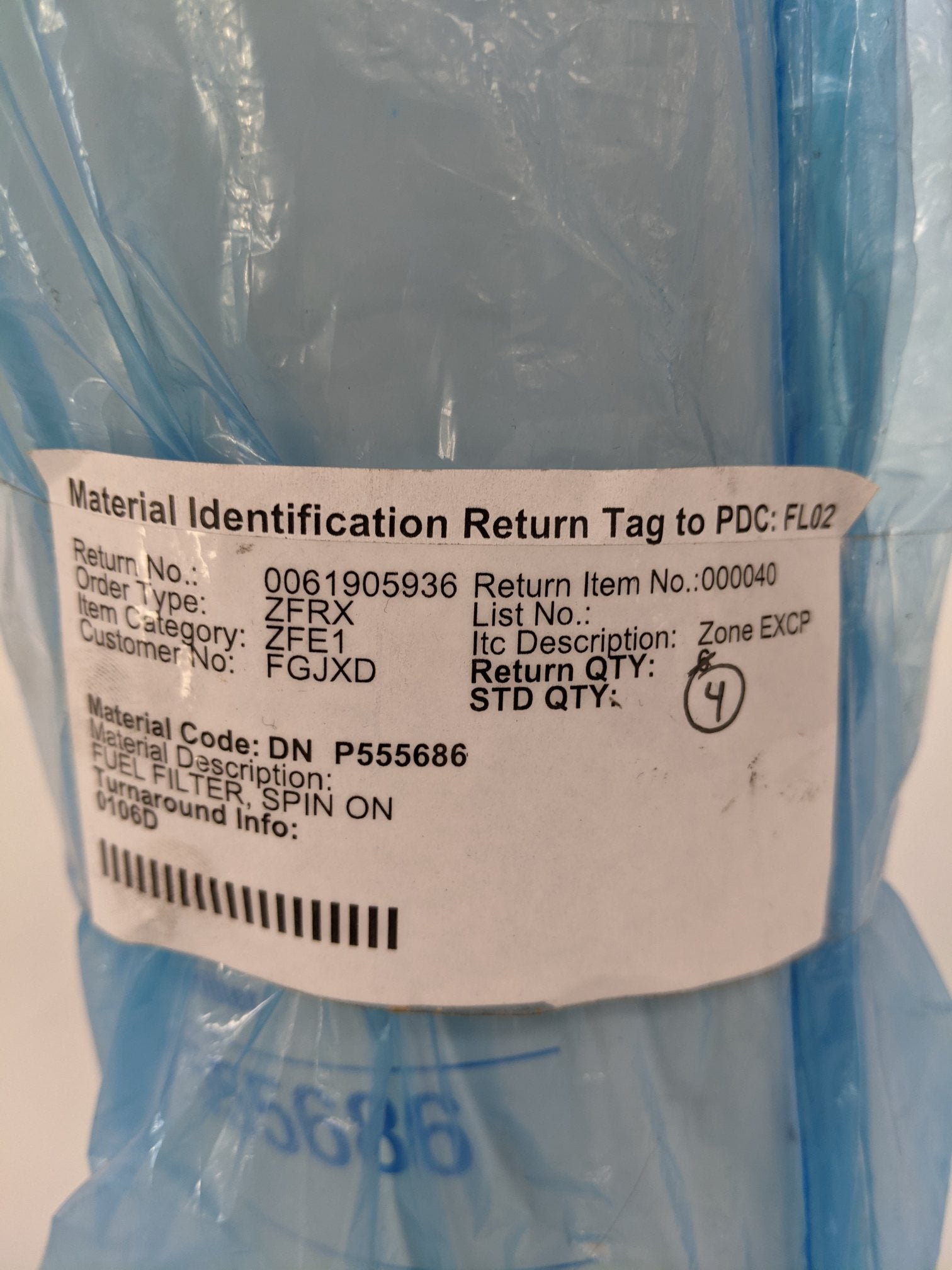 Donaldson Spin On Fuel Filter - P/N DN P555686 (8975928787260)