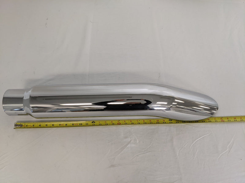 Freightliner 32" 30° Curved 4" to 5" Polished Exhaust Pipe - P/N  04-31813-032 (6823660060758)