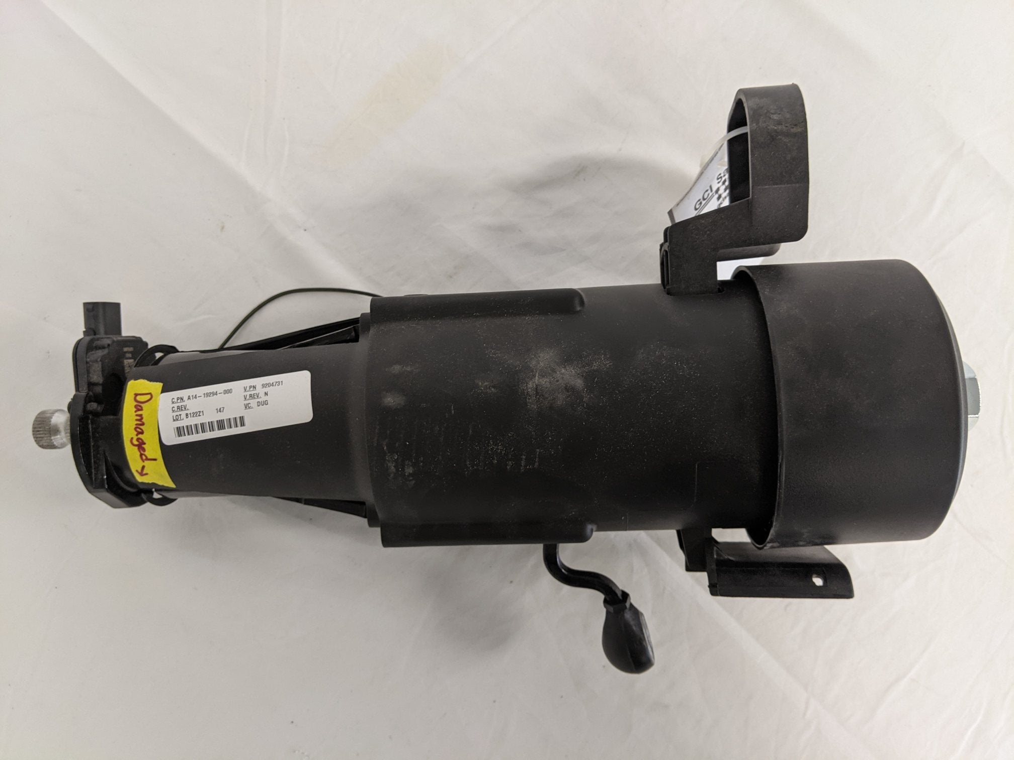 Damaged  Adjustable Steering Column w/Sensor - P/N A14-19294-000 (9041929732412)