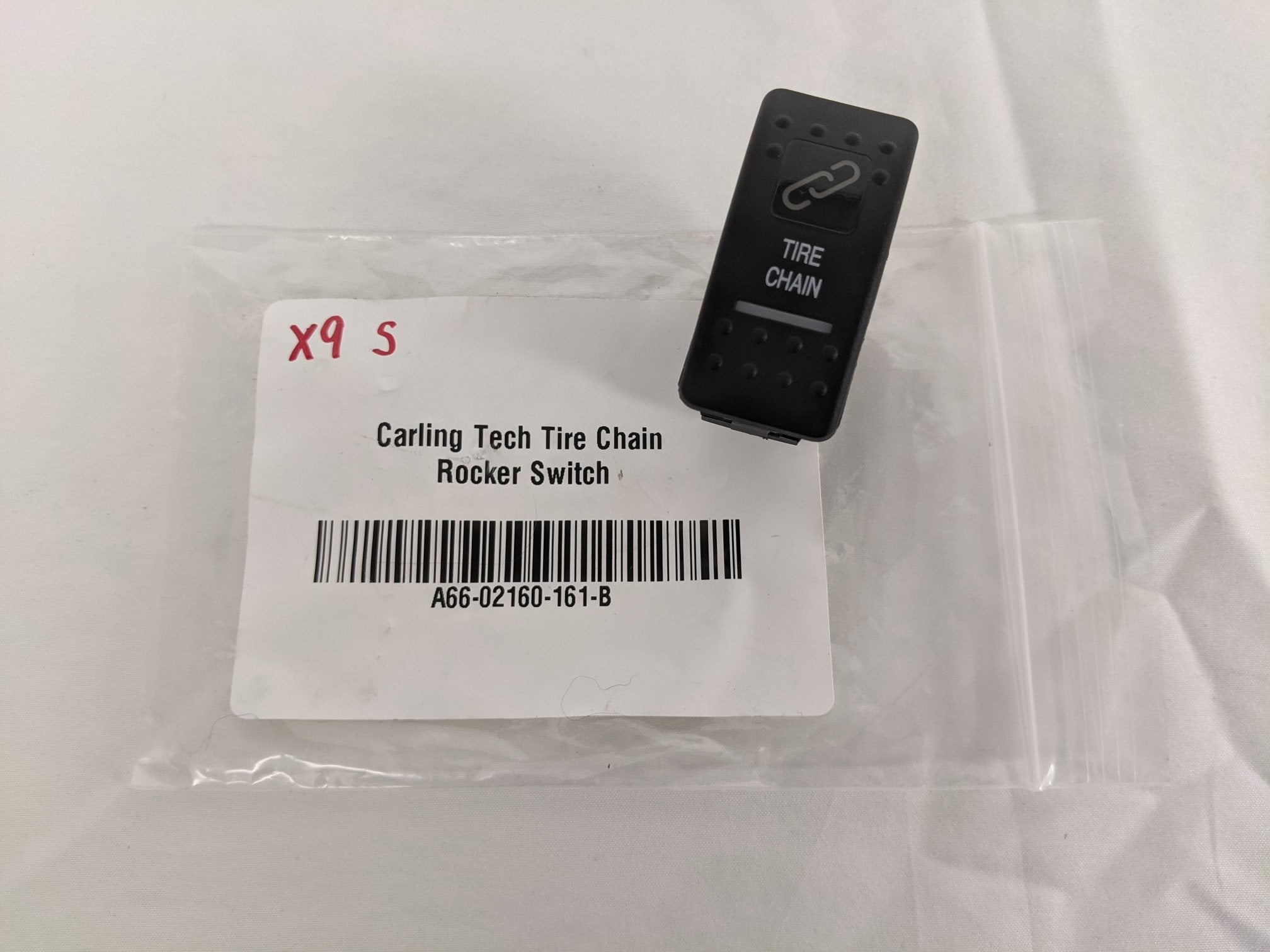 Carling Tech Tire Chain Rocker Switch - P/N A66-02160-161