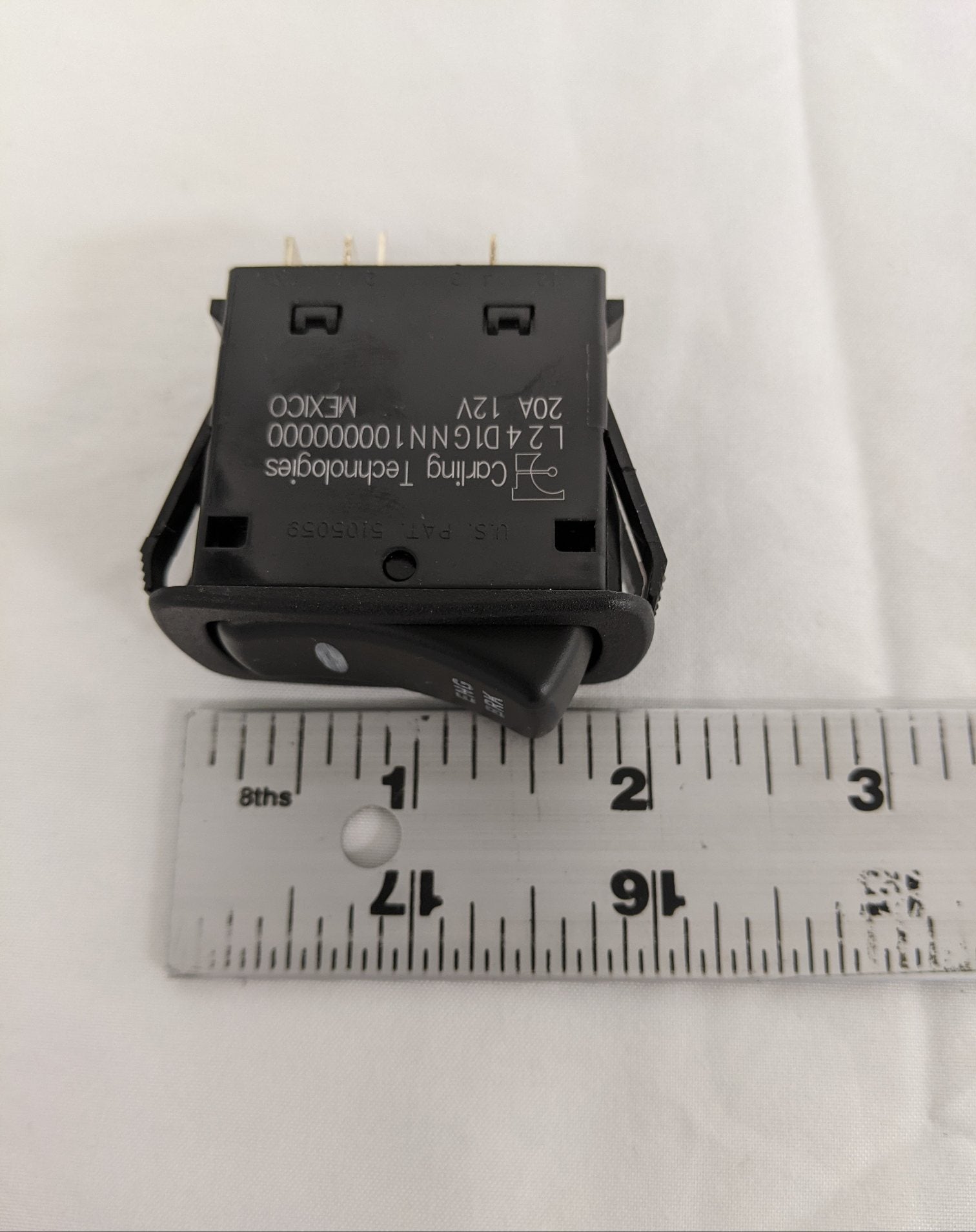 Carling Tech Newmar Engine Brake Rocker Switch - P/N 06-77113-005