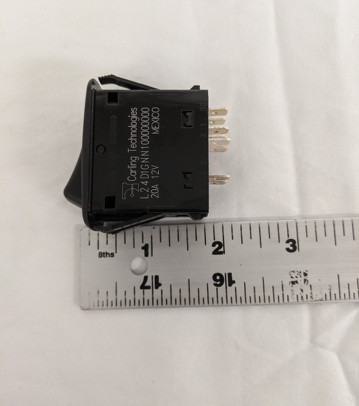 Carling Tech Newmar Engine Brake Rocker Switch - P/N 06-77113-005