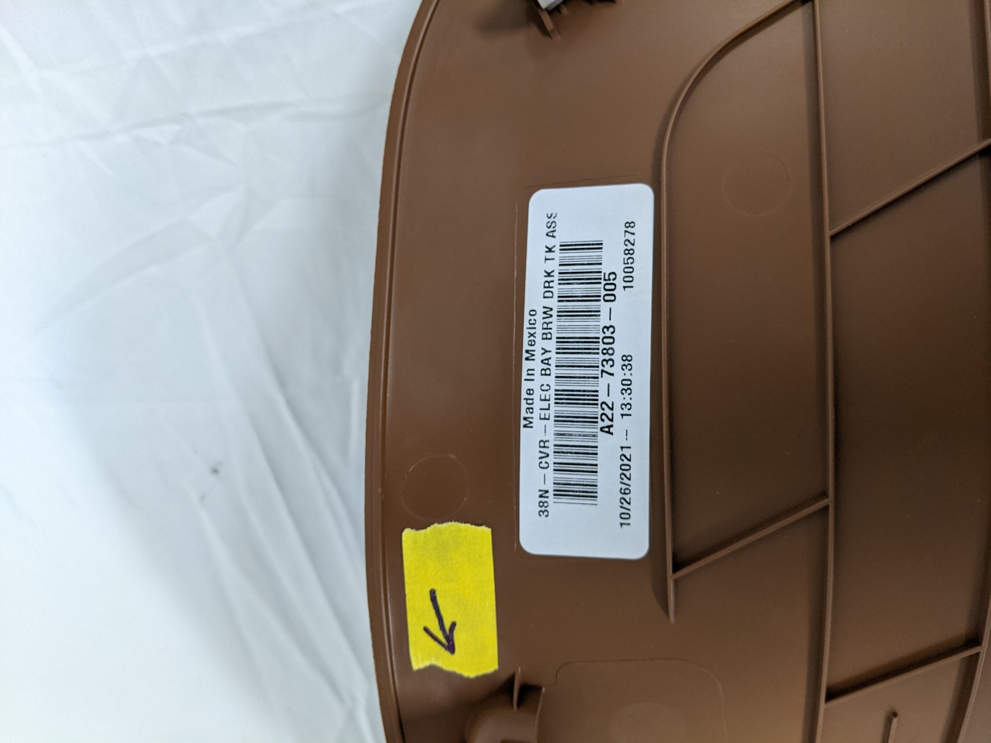 Freightliner Dark Brown Electrical Bay Dash Panel Cover - P/N A22-73803-005 (9327854125372)