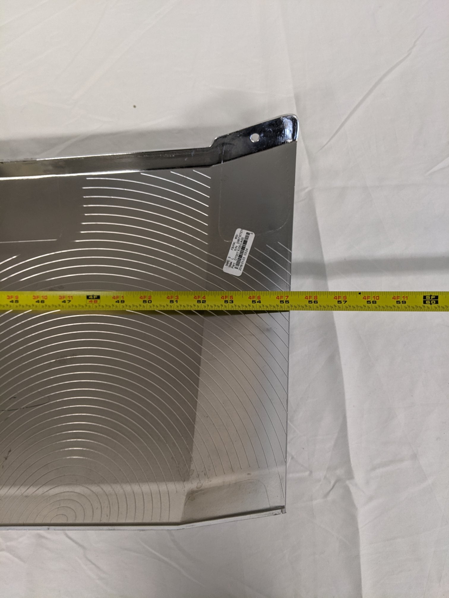 Freightliner Argosy Chrome Plated Sun Visor Panel - P/N 22-68107-001