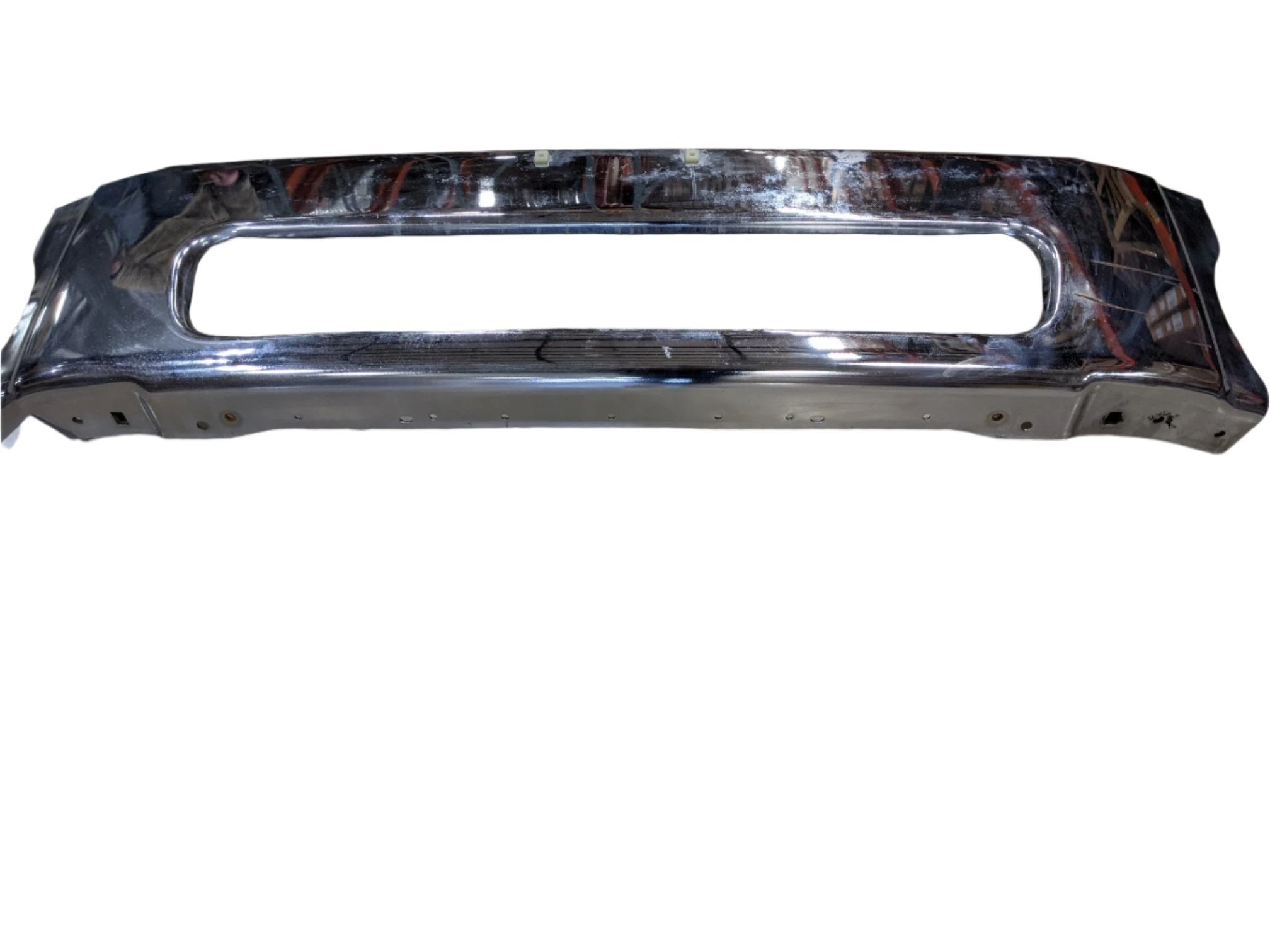 *Scratched* Freightliner M2 w/ License Chrome Center Bumper - P/N  A21-28184-003 (9059176710460)