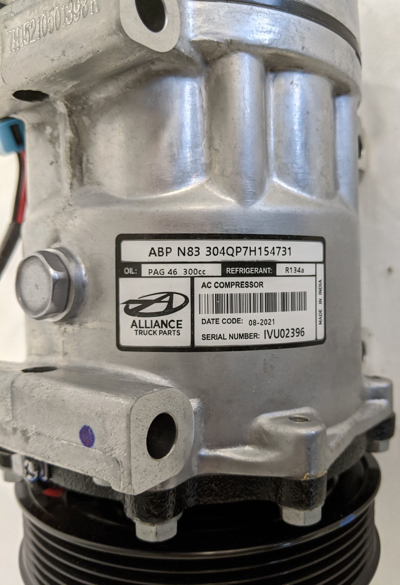 Alliance 12V 7H DM A/C Compressor - P/N ABP N83 304QP7H154731 (9095453540668)