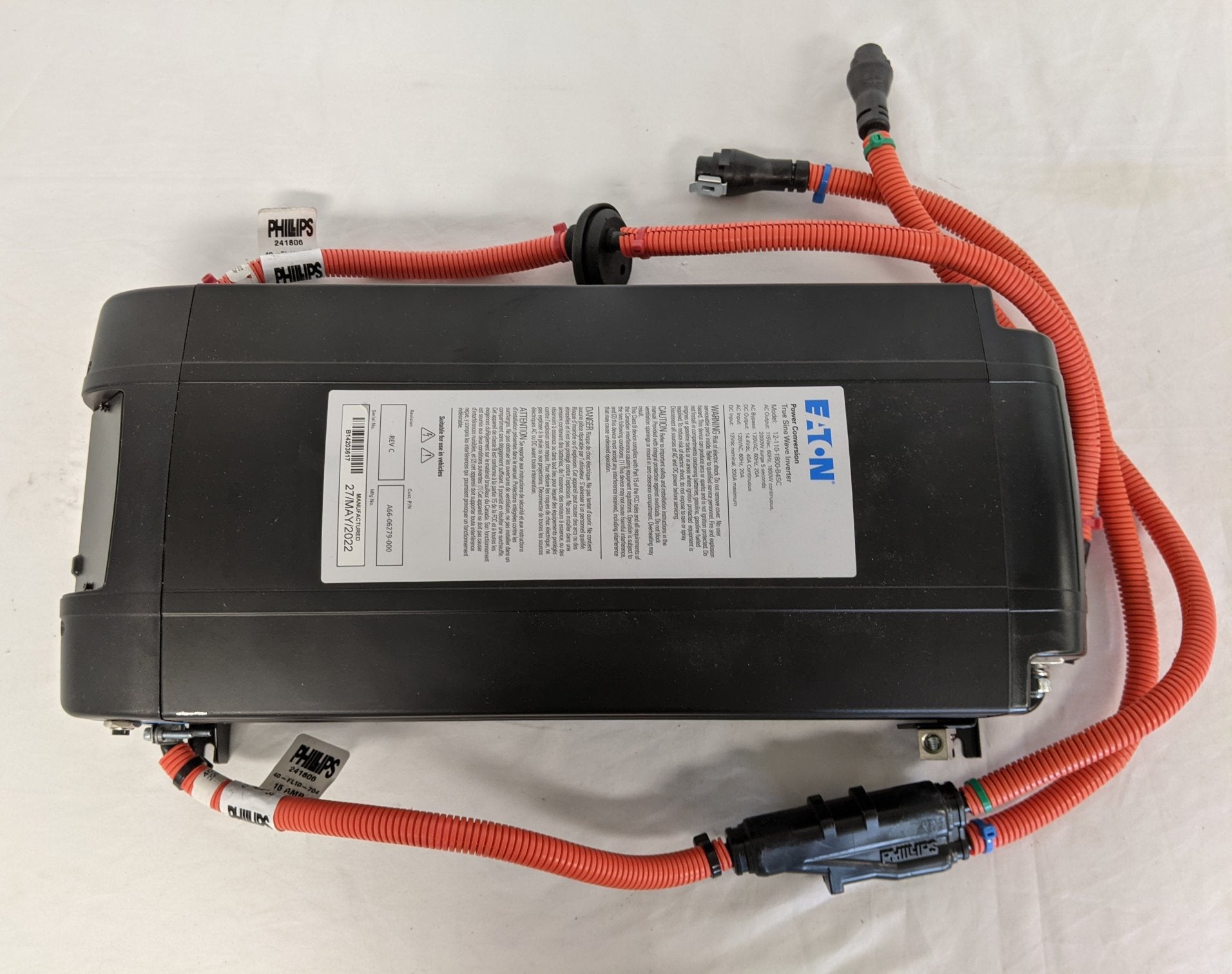 Used Eaton 1800W True Sine Wave Inverter - A66-06279-000 (9082527875388)