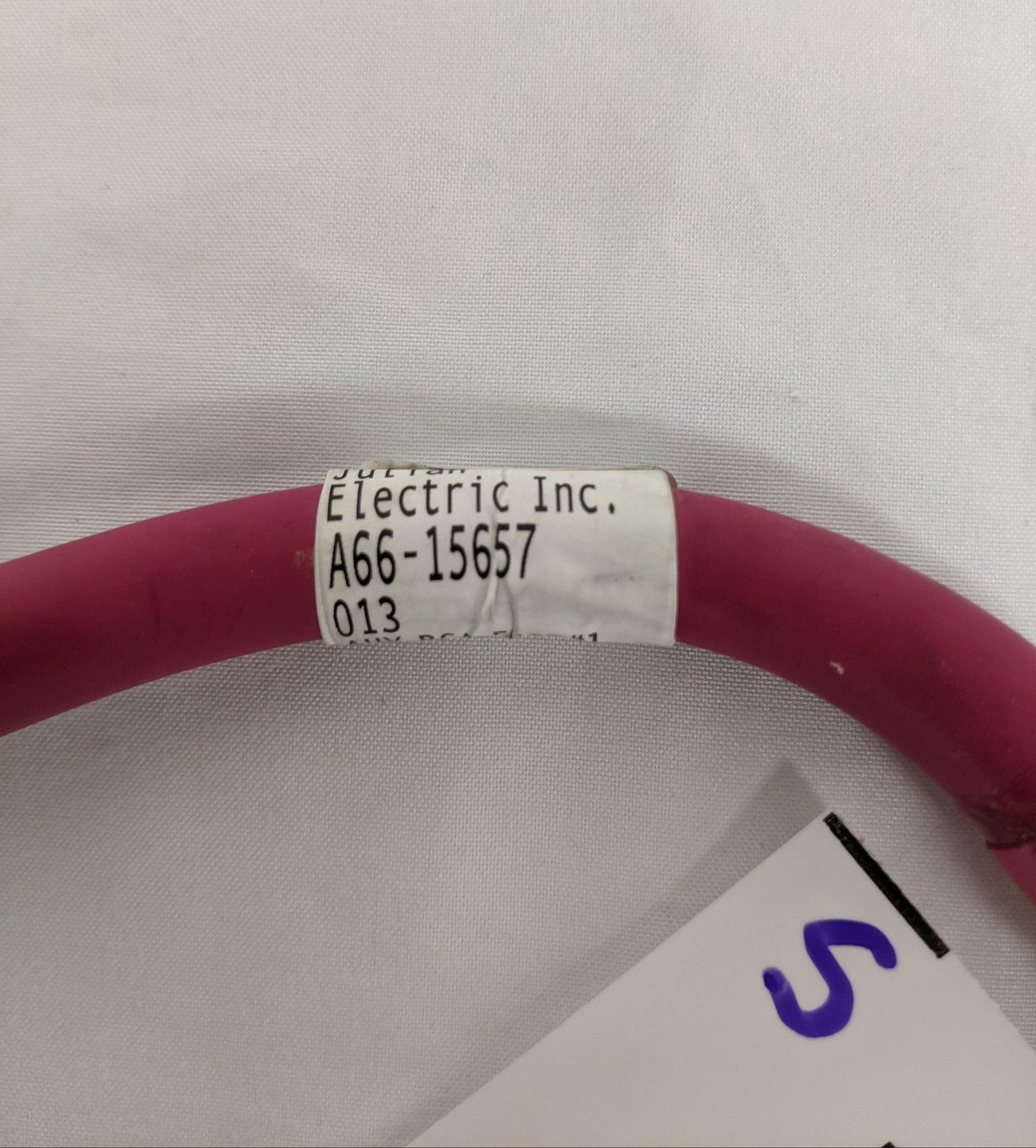 Used Julian Electric Battery To Starter Jumper Cable - P/N A66-15657-013 (9075845366076)