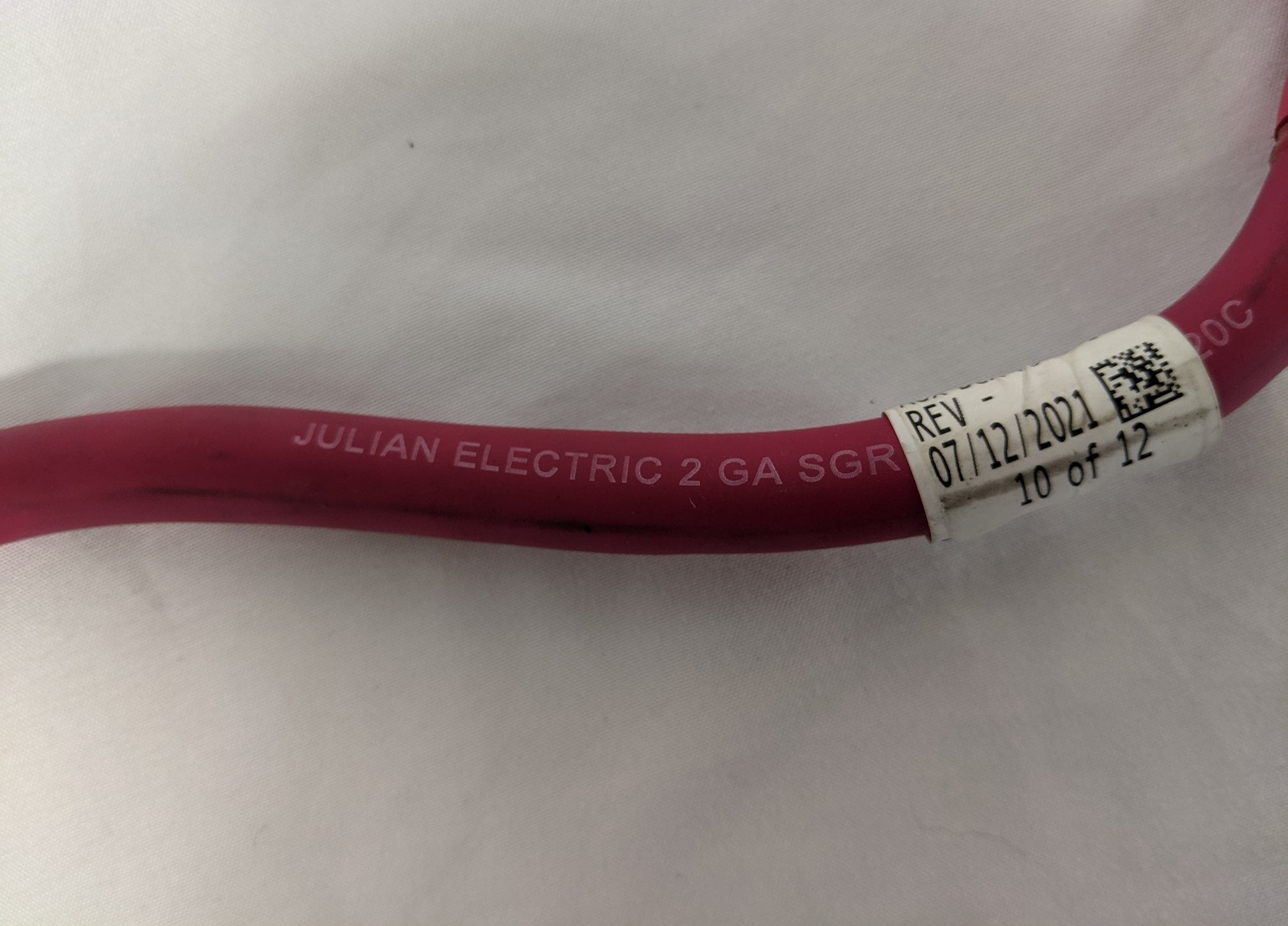 Used Julian Electric Battery To Starter Jumper Cable - P/N A66-15657-013 (9075845366076)