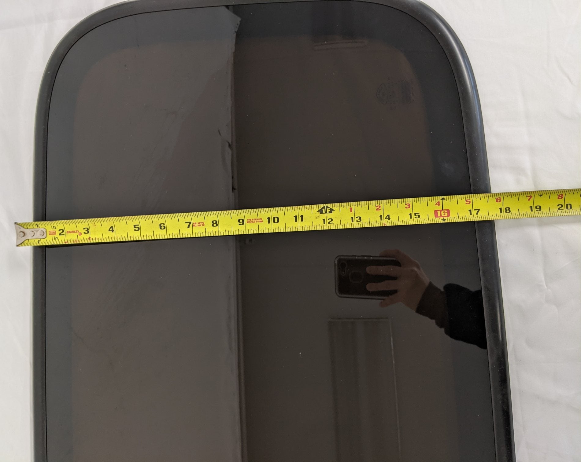 Freightliner Century Raised Roof Sleeper Skylight Window - P/N 18-30276-000 (8758511010108)