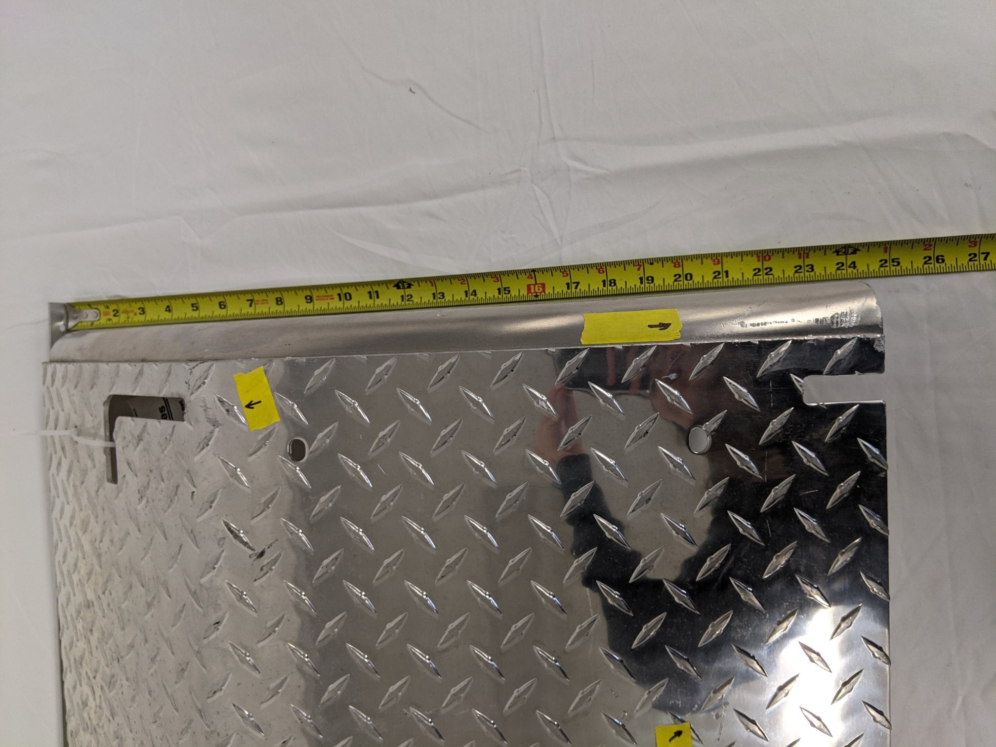Freightliner 39.61" Plain Aluminum ATD Battery Box Cover - P/N A06-75749-024 (9084666216764)