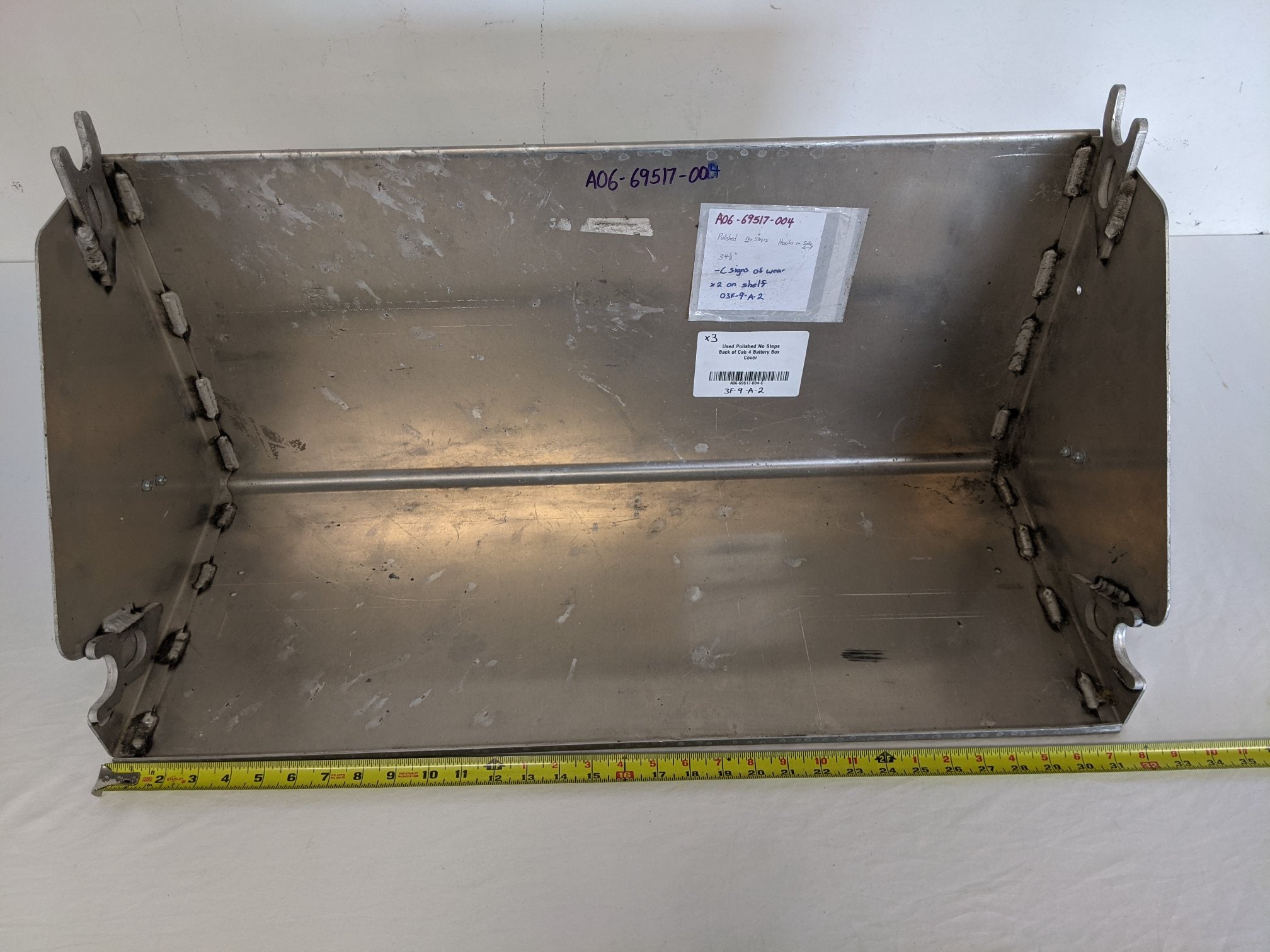 Freightliner No Steps BOC 4 Battery Box Cover - P/N A06-69517-004