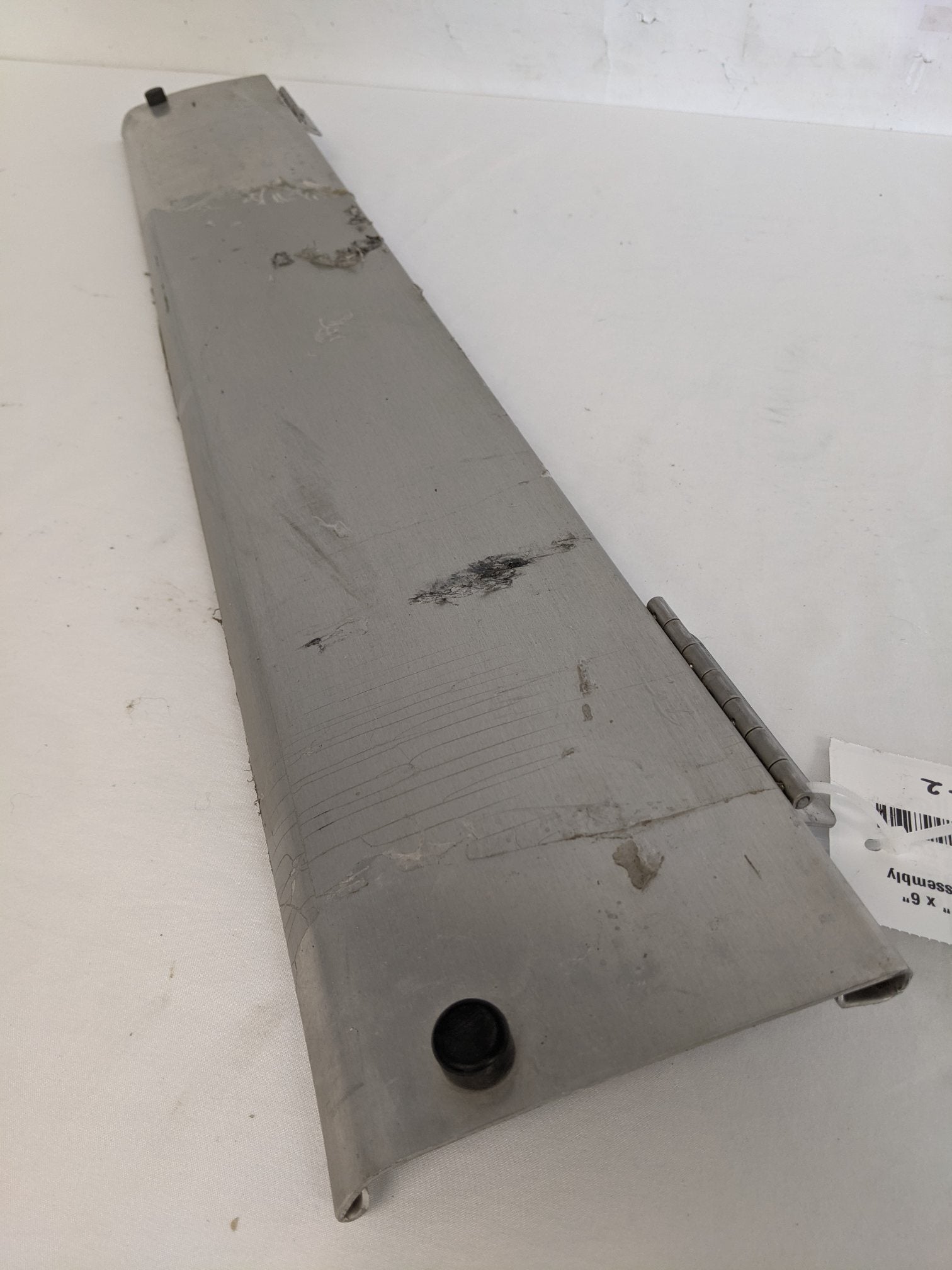 Used Freightliner 36 ¼" x 6" Fairing Hinged Kickplate Assy - A22-62828-004 (9100802457916)