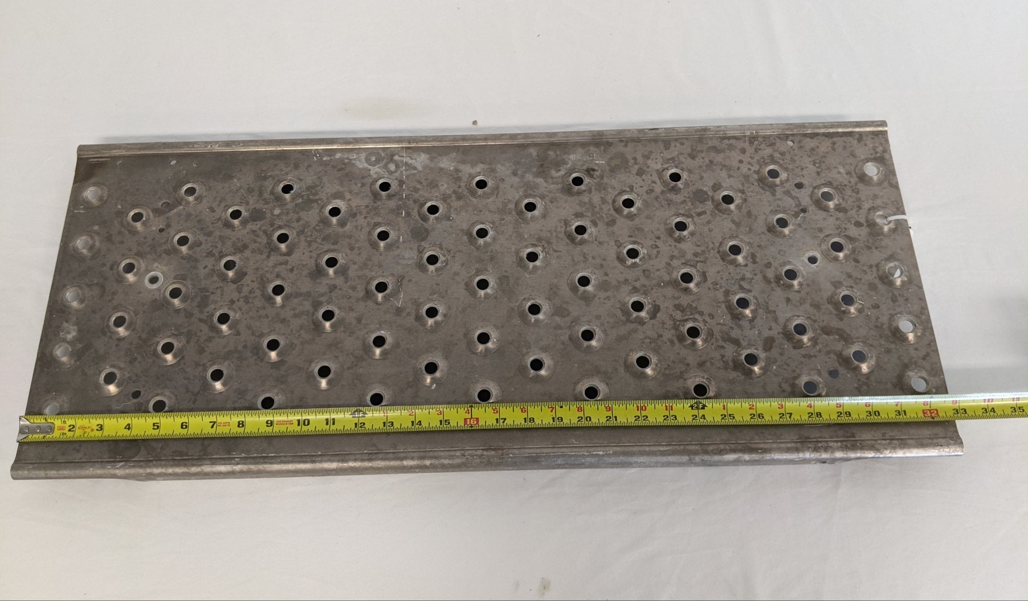 Used FTL 33" x 13 ¾" Fixed Recess Polished Deck Plate - P/N A22-72421-002 (9107914621244)