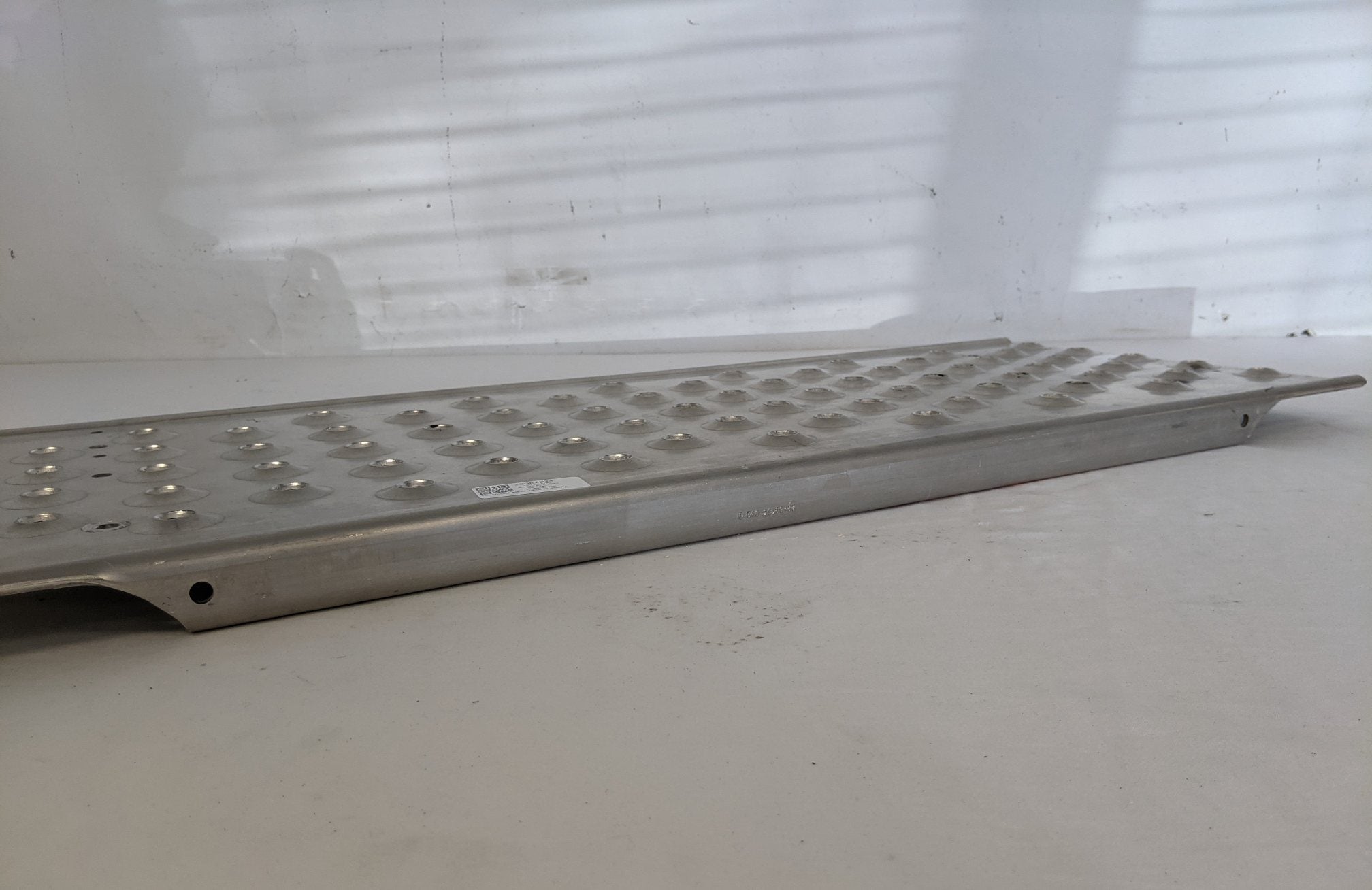 Used Freightliner 33 ½" x 13 ¾" Polished Tread Deck Plate - P/N 22-69103-002 (9112284102972)