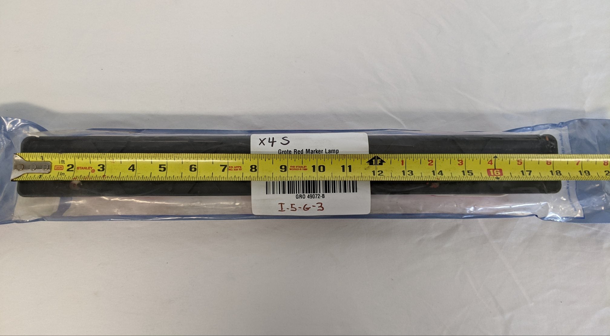 Grote Red Marker Lamp Light Bar - P/N GRO 49072