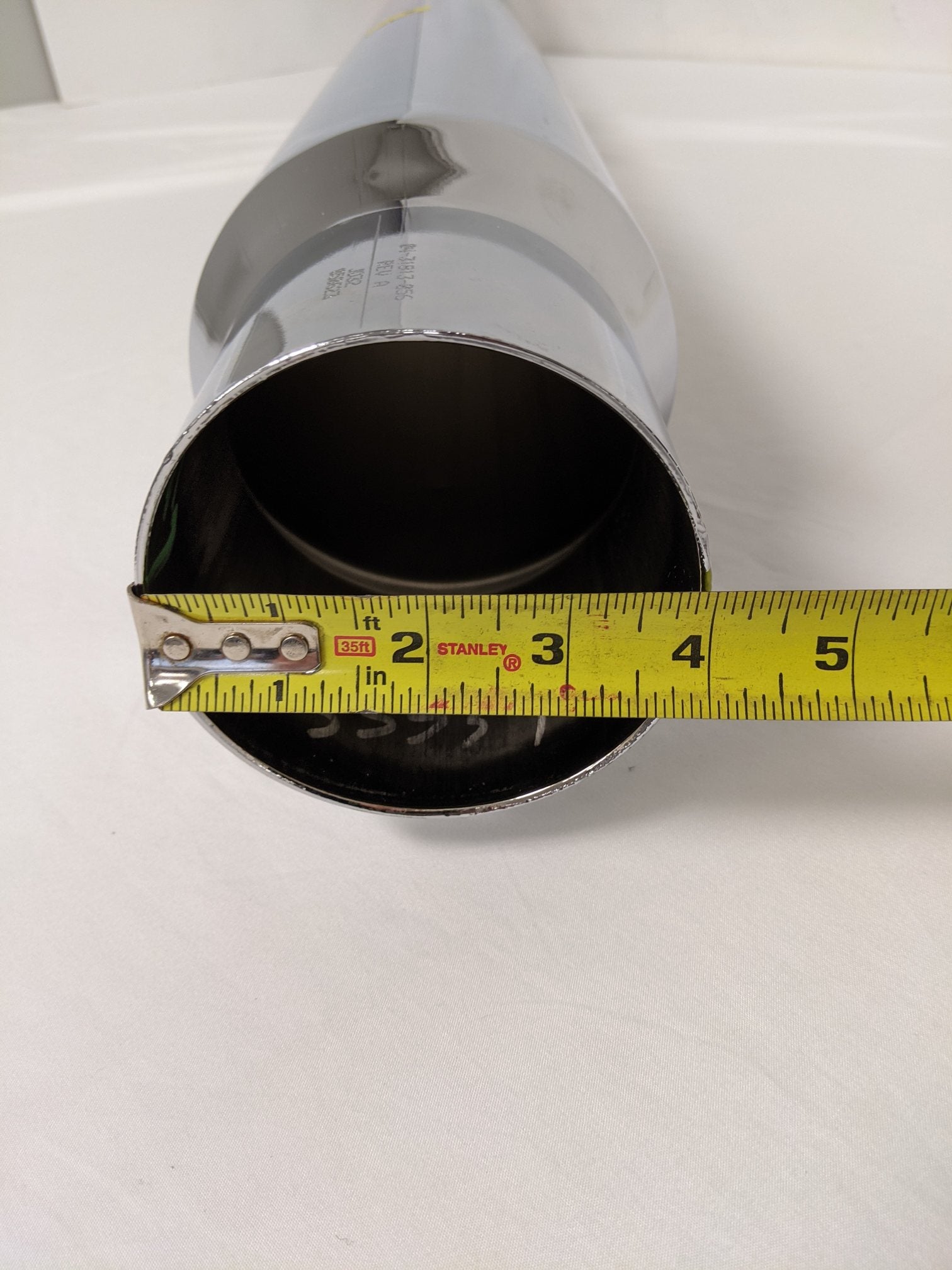 Freightliner 30° Curved Stack 4" to 5" POL Exhaust Pipe Stack - P/N 04-31813-056 (9140162036028)