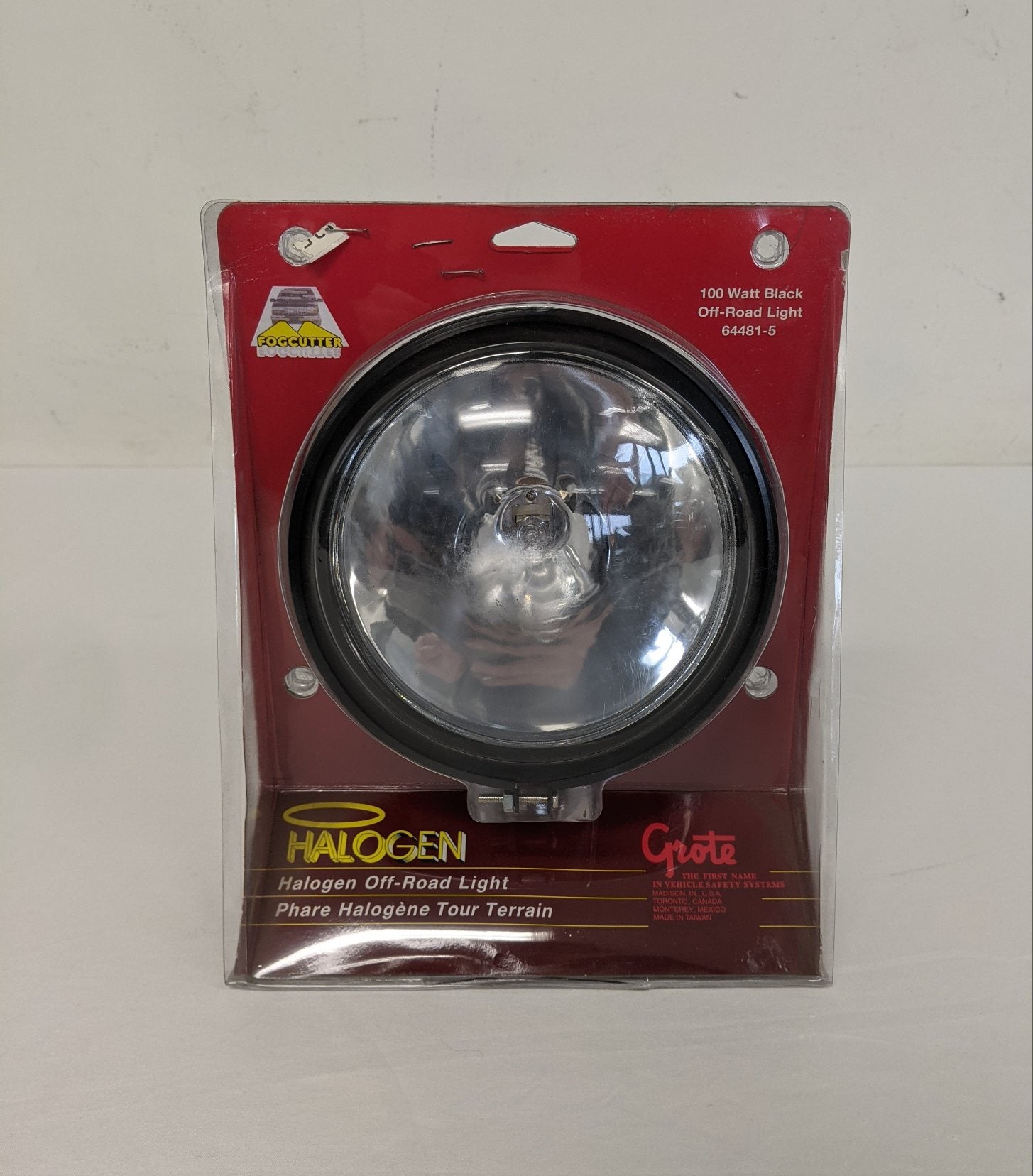 Grote Off-Road 100 W  Round Halogen Clear Utility Lamp - P/N  GRO 644815 (9439856984380)