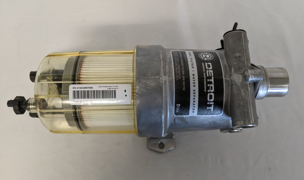 Detroit 12V Pump WIF Fuel Water Separator (FWS) - 03-40538-006