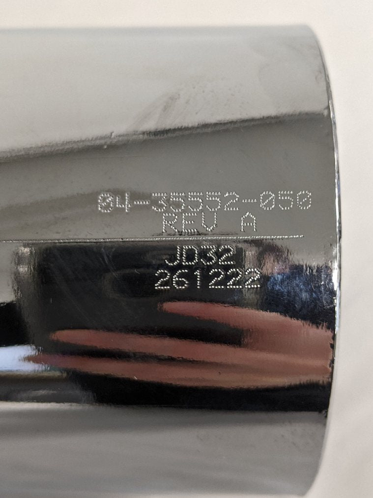 Freightliner 50" Long 4" to 5" Dia. POL Exhaust Stack Pipe - P/N 04-35552-050 (9152879329596)