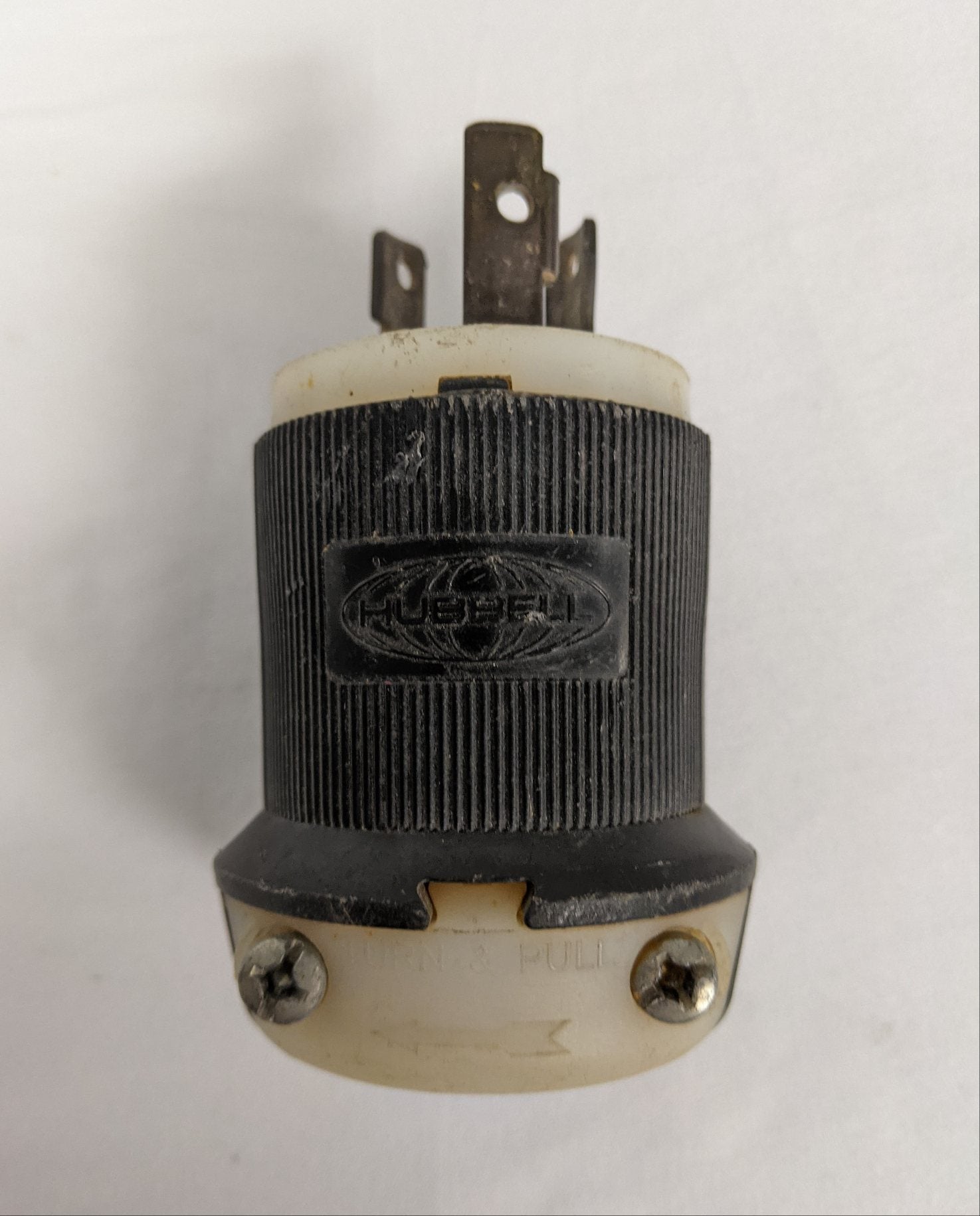 Used Hubbell 250V 30A Twist-Lock Male Plug - P/N HBL2621 (9175146332476)