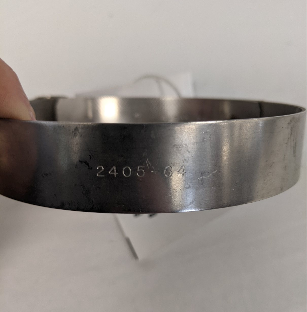 R.G. Ray 4" Diameter ⅞" Band Stainless Steel T-Bolt Clamp - P/N 2405-64 (9186221883708)