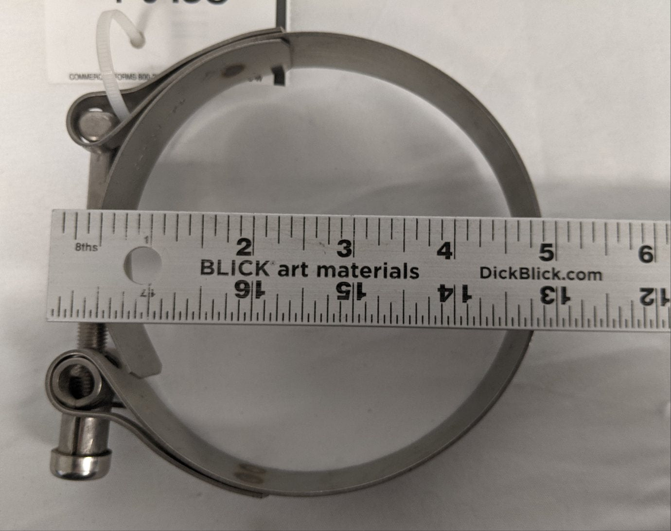 R.G. Ray 4" Diameter ⅞" Band Stainless Steel T-Bolt Clamp - P/N 2405-64 (9186221883708)