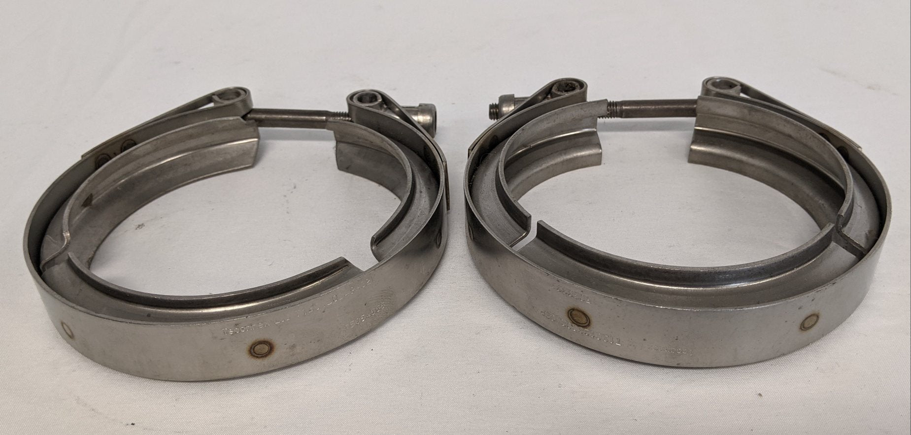 *Lot of 2* Freightliner 4" HDE System V Band Clamp - P/N TCX T130130349AC2 (9189896782140)