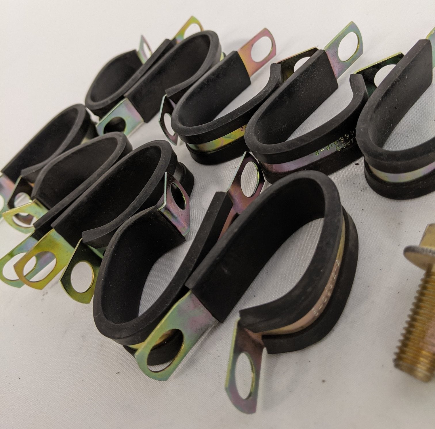 *Lot of 10* Umpco Multi Loop ¾" x 2 Lines Cushion Loop Clamp -P/N S466G12-2 (9191482294588)