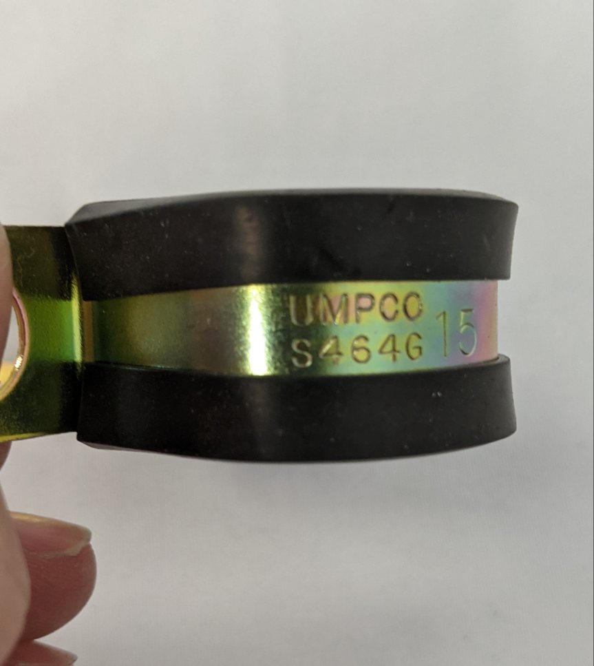 *Lot of 10* Umpco 0.94" Diameter Single Loop Cushion Clamp - P/N S464G15 (9193172828476)