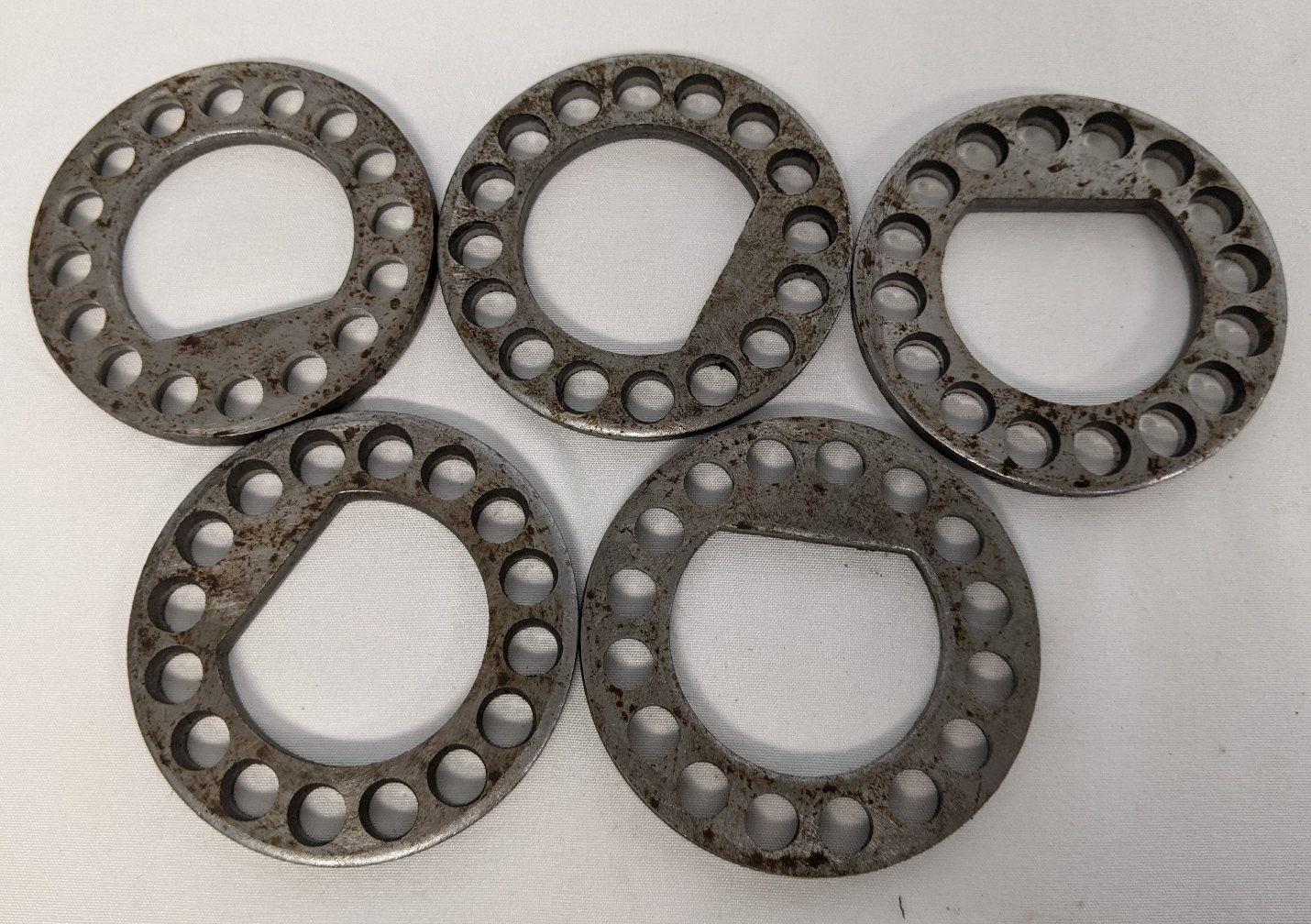 *Lot of 5* Nucor 3" OD 1.78" ID FL, DF Pierced Spindle Washer - P/N 11-28986-000 (9208798249276)