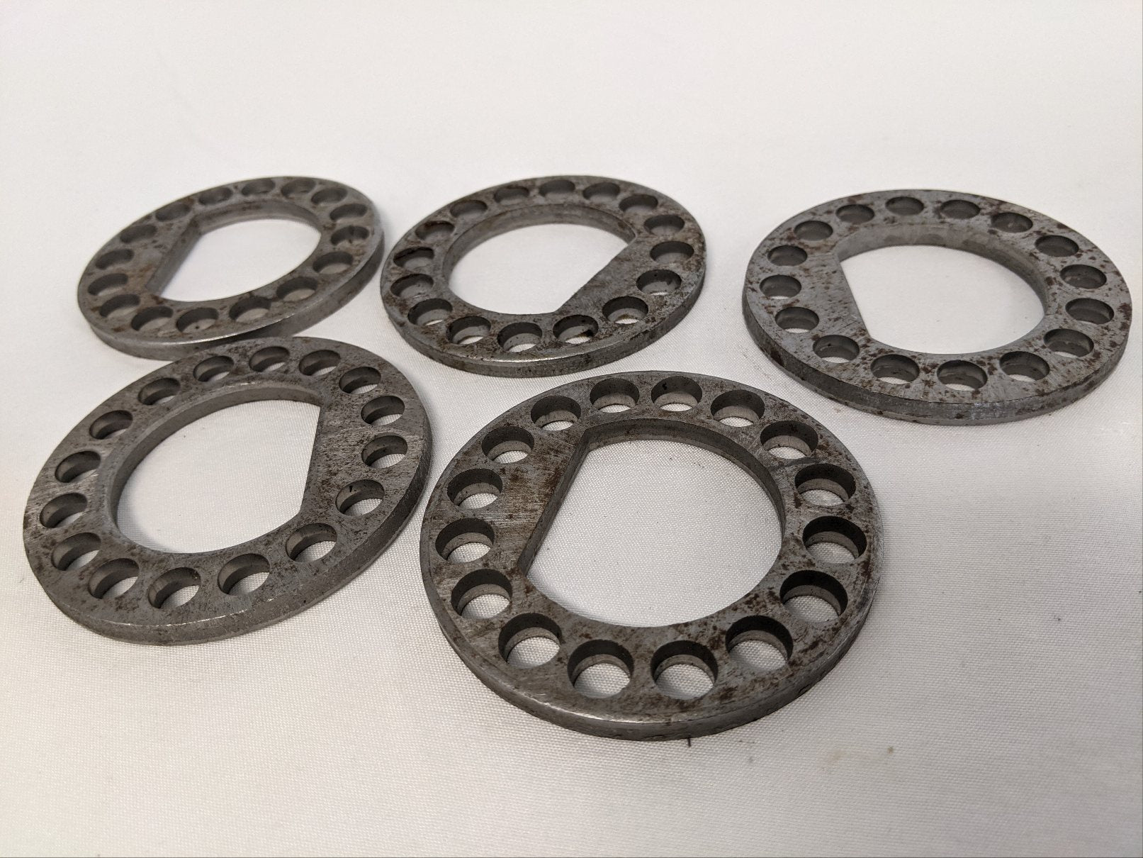 *Lot of 5* Nucor 3" OD 1.78" ID FL, DF Pierced Spindle Washer - P/N 11-28986-000 (9208798249276)