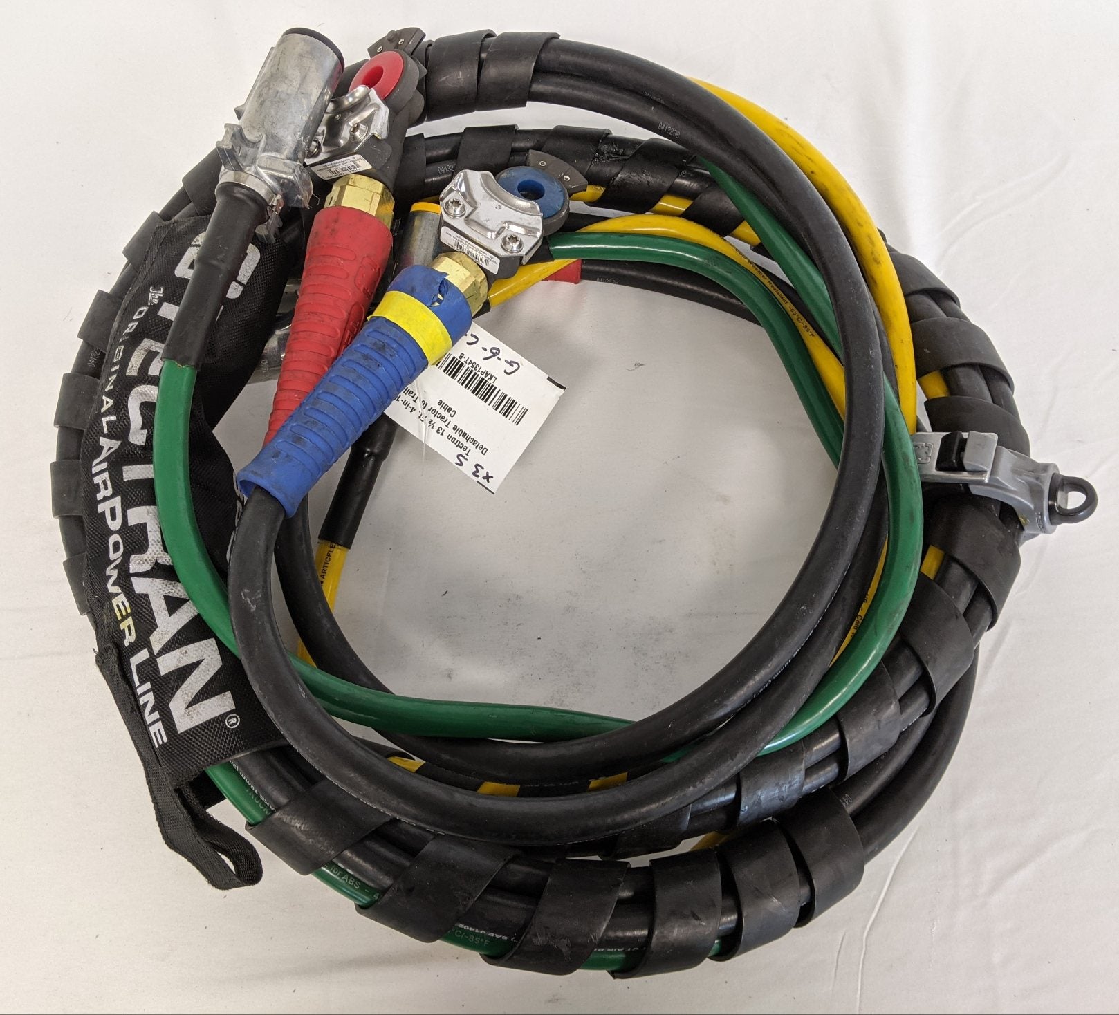 Tectran 13 ½ Ft. 4-in-1 Detachable Tractor to Trailer Cable - P/N TTM LKAP1354T (9220510318908)