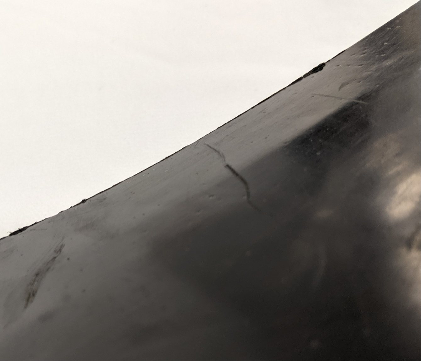 Damaged Freightliner LH SS Standard Mount ¼ Fender w/ Logo -P/N 22-73944-018 (9202291638588)