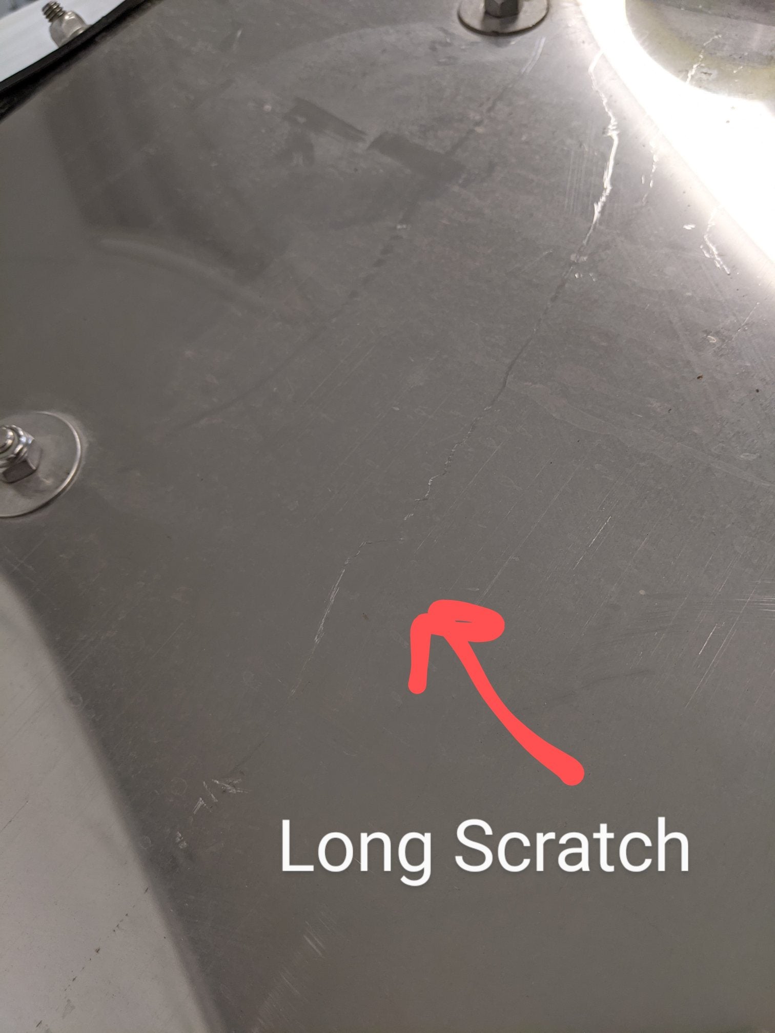 Damaged Freightliner LH SS Standard Mount ¼ Fender w/ Logo -P/N 22-73944-018 (9202291638588)