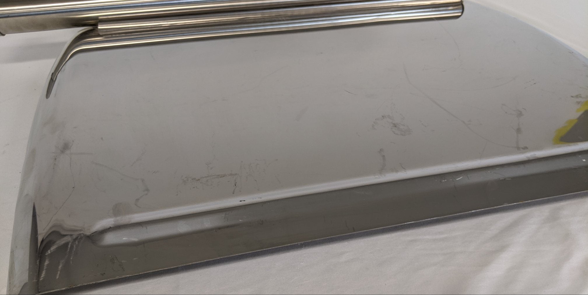 Damaged Freightliner LH SS Standard Mount ¼ Fender w/ Logo -P/N 22-73944-018 (9202291638588)